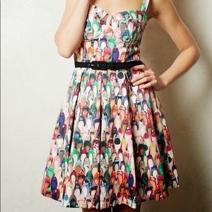 RARE!! Eva Franco “Well Heeled” dress Anthro